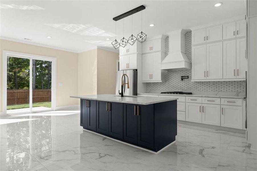 Furnished interior view inside a new home in , Atlanta (Image 3).