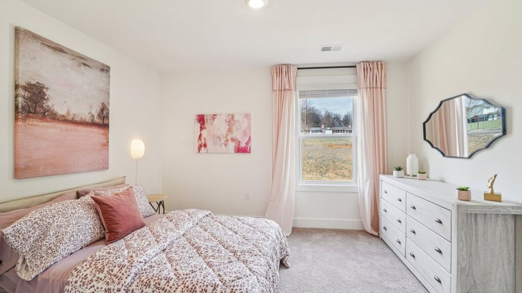Furnished interior view inside a new home in The Hideaway at Fox Meadows, Bluff City (Image 30).