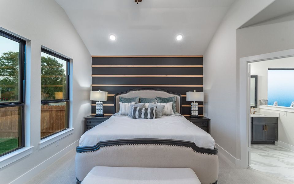 Representative furnished interior of a home built from the Dakota by CastleRock Communities in Hughes Landing, Dickinson (Image 11).