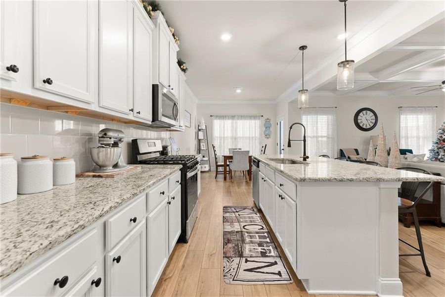 Furnished interior view inside a new home in , Auburn (Image 29).
