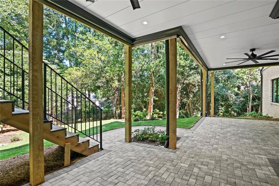 Exterior details and patio area of a home in , Atlanta (Image 33). Exterior details and patio area of a home in , Atlanta (Image 33).