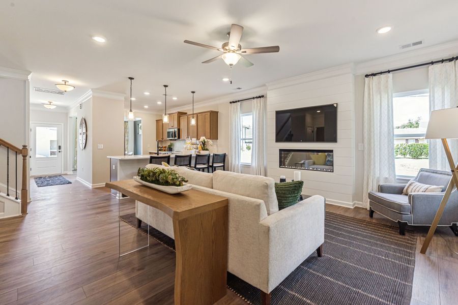 Furnished interior view inside a new home in Lemon Springs Estates, Sanford (Image 8).