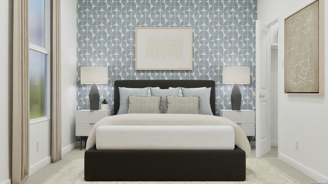 Furnished interior view inside a new home in Voss Farms, New Braunfels (Image 33).