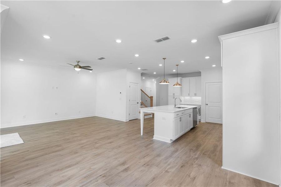 Spacious, unfurnished interior of a new home in Millcroft Townhomes, Buford (Image 33).