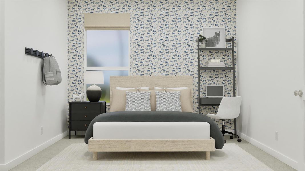 Furnished interior view inside a new home in River Bridge Ranch: Classic Collection, San Marcos (Image 11).