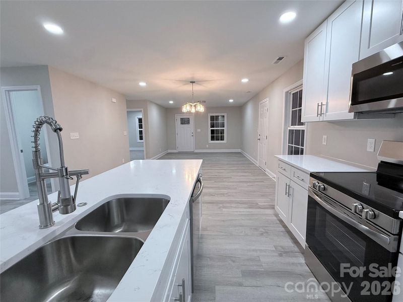Furnished interior view inside a new home in , Mooresville (Image 5).