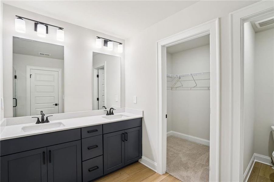 Furnished interior view inside a new home in Hemingway - Highland Series, Cumming (Image 14).