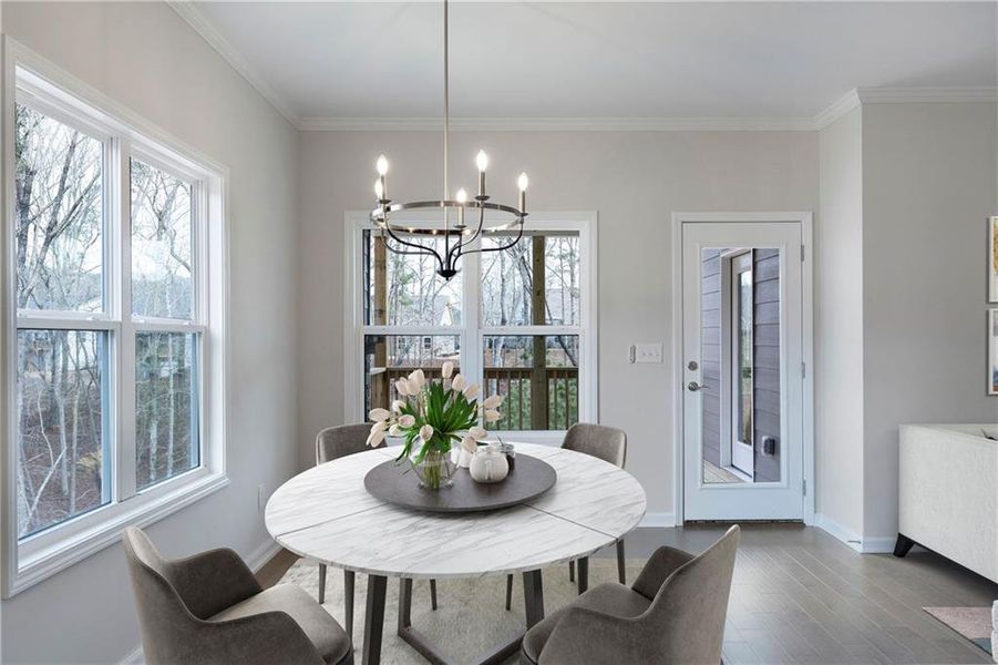 Furnished interior view inside a new home in , Waleska (Image 7).