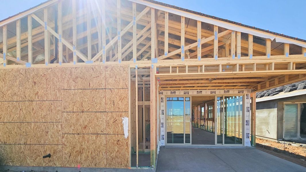 Back exterior elevation