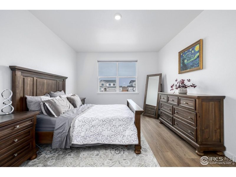 Furnished interior view inside a new home in Fossil Creek Ranch, Windsor (Image 17). Furnished interior view inside a new home in Fossil Creek Ranch, Windsor (Image 17).