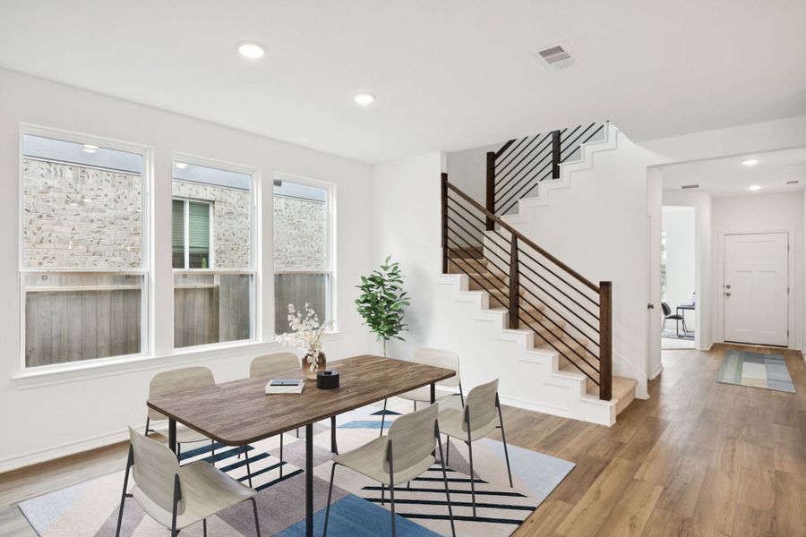 Furnished interior view inside a new home in Montgomery Bend, Montgomery (Image 10).