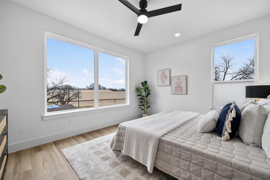 Furnished interior view inside a new home in , Dallas (Image 29).