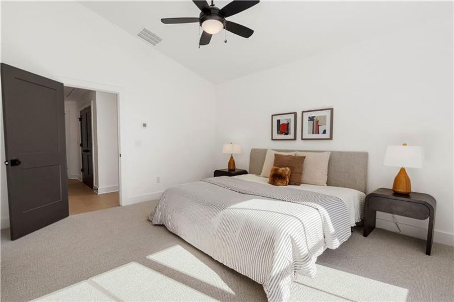 Furnished interior view inside a new home in , Atlanta (Image 9).