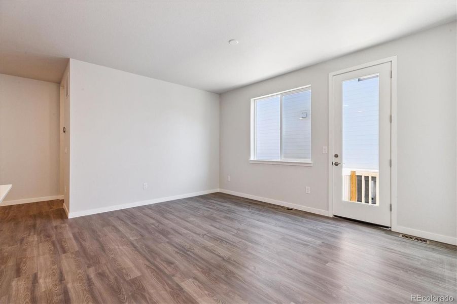 Spacious, unfurnished interior of a new home in Paired Homes at Alder Creek, Parker (Image 23).