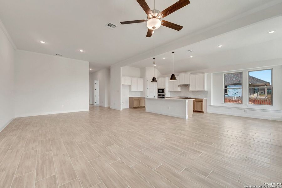 Spacious, unfurnished interior of a new home in Preserve at Annabelle Ranch, San Antonio (Image 34). Spacious, unfurnished interior of a new home in Preserve at Annabelle Ranch, San Antonio (Image 34).
