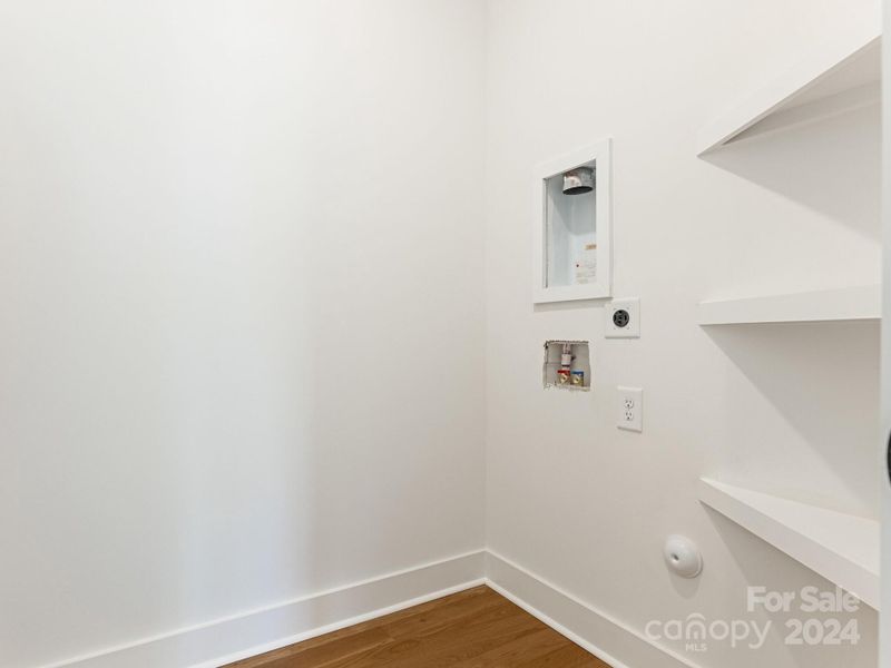 Upstairs Closet with Laundry Hook-Up