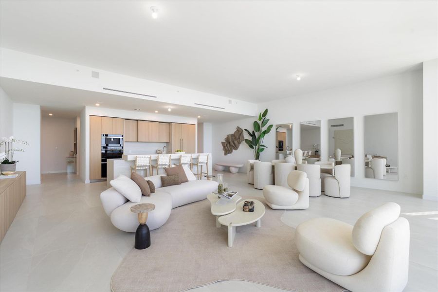 Furnished interior view inside a new home in Casamar, Pompano Beach (Image 27). Furnished interior view inside a new home in Casamar, Pompano Beach (Image 27).