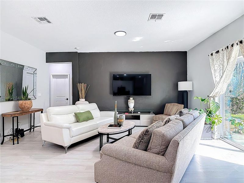 Furnished interior view inside a new home in , Deland (Image 36).