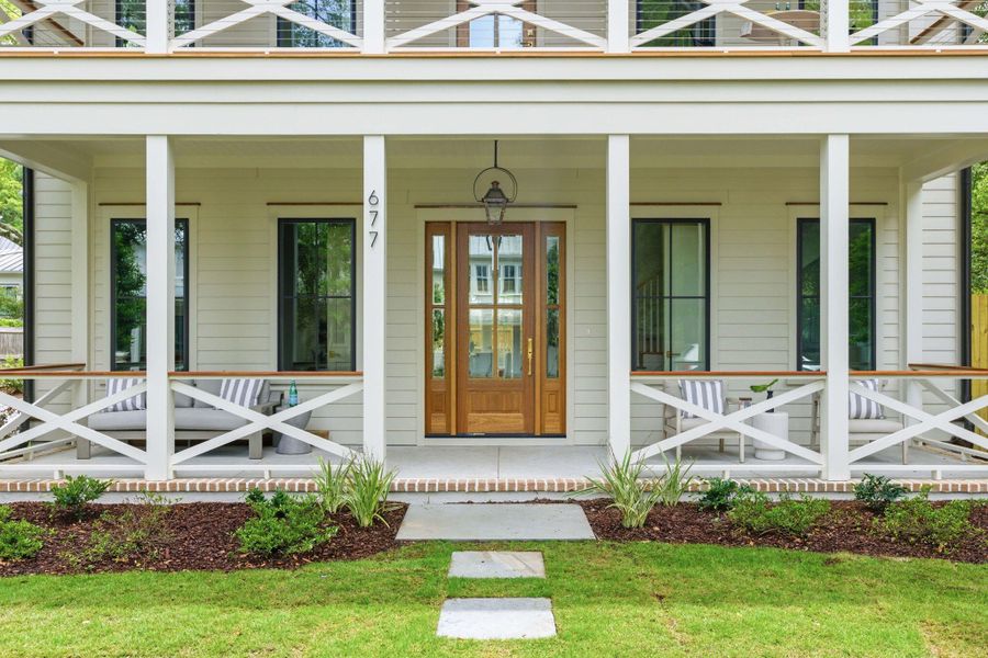 Exterior details and patio area of a home in , Mount Pleasant (Image 29).