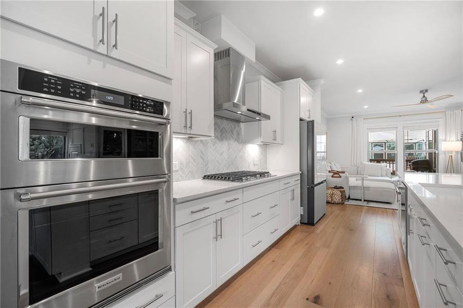 Furnished interior view inside a new home in Parkside at Mason Mill, Decatur (Image 27).