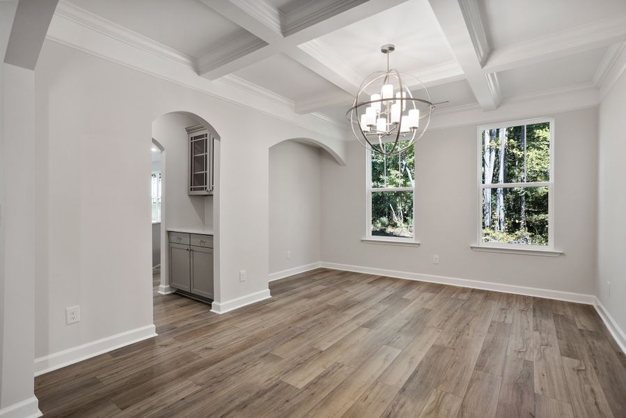 Spacious, unfurnished interior of a new home in Georgias Landing, Raleigh (Image 19).