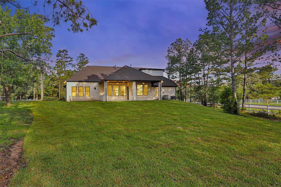 Front exterior of a new home in , Montgomery, TX, highlighting curb appeal (Image 22). Front exterior of a new home in , Montgomery, TX, highlighting curb appeal (Image 22).