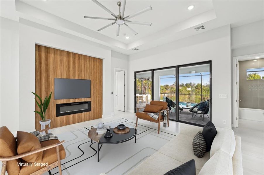Furnished interior view inside a new home in , Port Charlotte (Image 11).