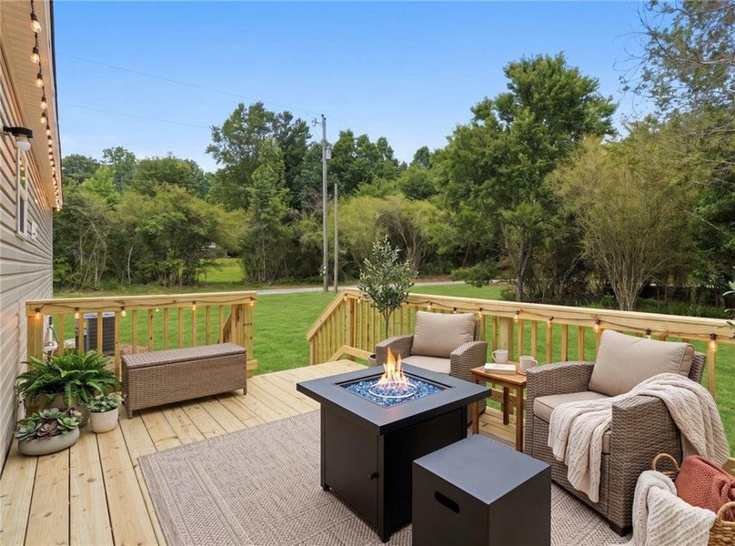 Exterior details and patio area of a home in , Dahlonega (Image 26). Exterior details and patio area of a home in , Dahlonega (Image 26).