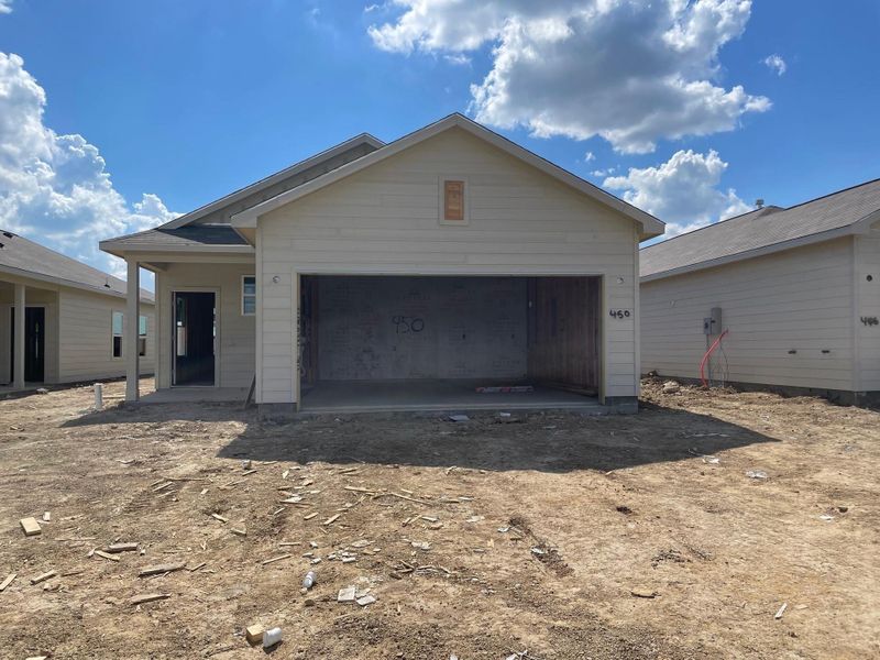 Exterior details and patio area of a home in Barrett Crossing, Crosby (Image 2). Exterior details and patio area of a home in Barrett Crossing, Crosby (Image 2).