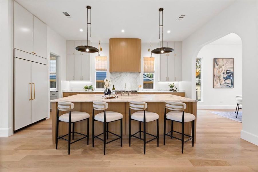 Furnished interior view inside a new home in , Dallas (Image 15).