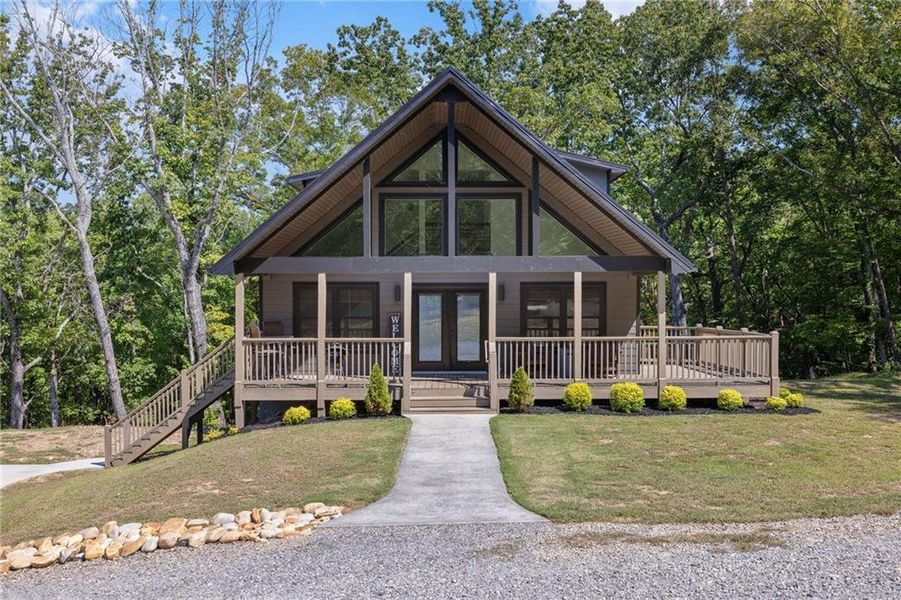 Front exterior of a new home in , Jasper, GA, highlighting curb appeal (Image 1).