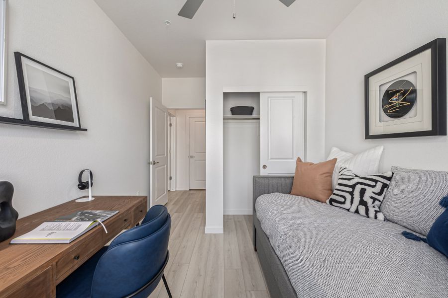 Furnished interior view inside a new home in The Residences at Victory Ridge, Colorado Springs (Image 22).