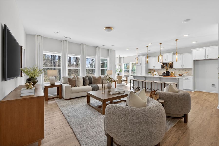 Furnished interior view inside a new home in Nathans Ridge, Lillington (Image 12).
