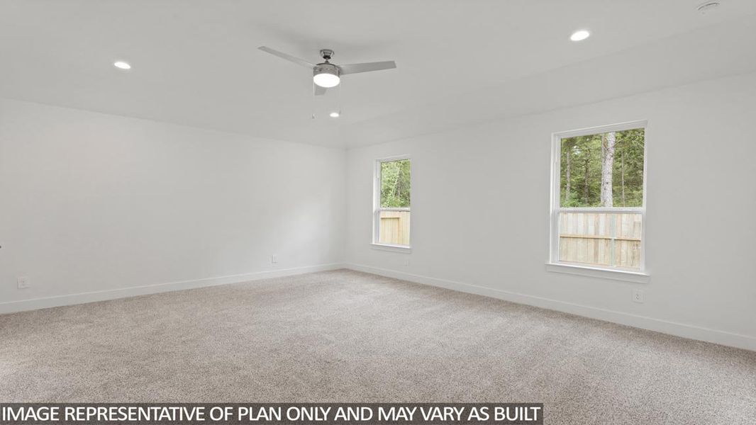 Spacious, unfurnished interior of a new home in Silverthorne, Conroe (Image 24). Spacious, unfurnished interior of a new home in Silverthorne, Conroe (Image 24).