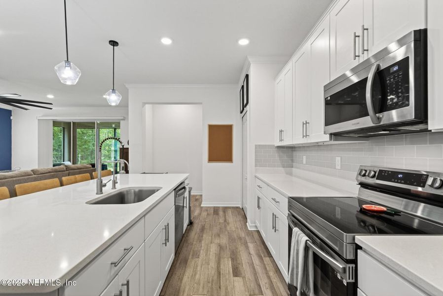 Furnished interior view inside a new home in Flagler Estates, Hastings (Image 8).