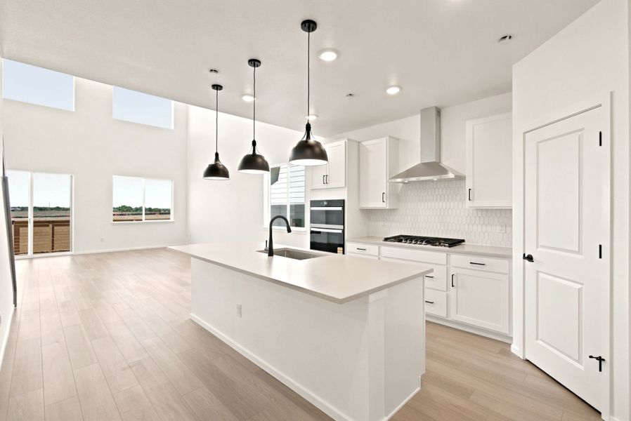 Furnished interior view inside a new home in Cordovan, Longmont (Image 11). Furnished interior view inside a new home in Cordovan, Longmont (Image 11).