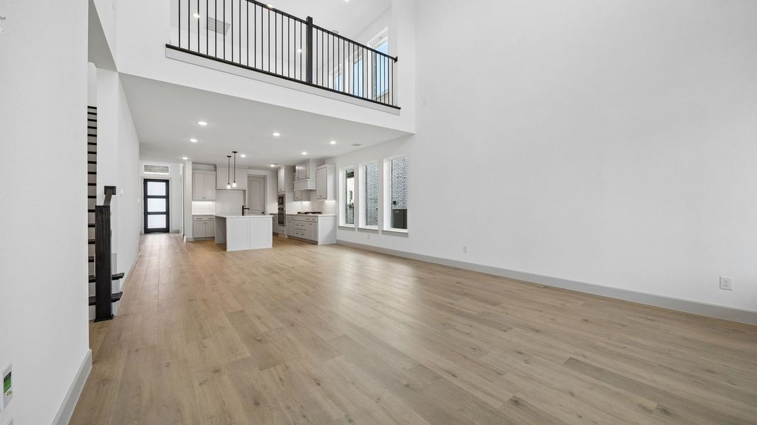 Representative unfurnished interior of a home built from the Orleans II by Normandy Homes in Rainwater Crossing, Celina (Image 23).