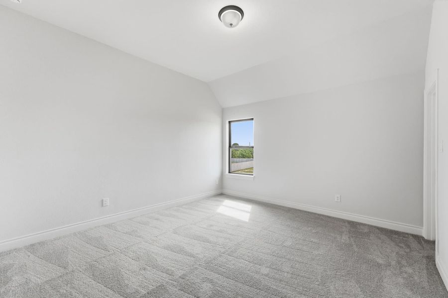 Spacious, unfurnished interior of a new home in Bridgeland 50′, Cypress (Image 35).