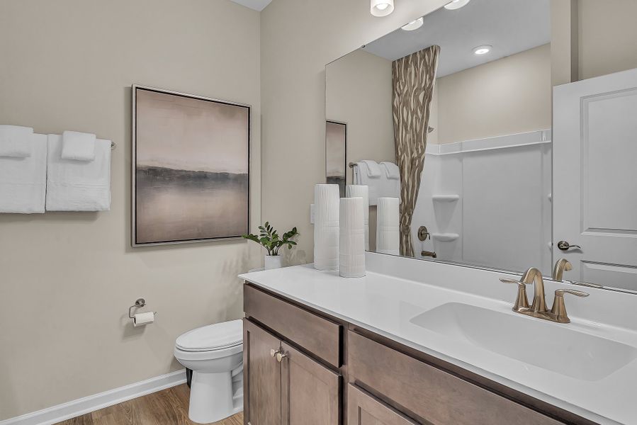 Representative furnished interior of a home built from the The Wave Crest by Chesapeake Homes in Bridgewater - Shorehaven Village, Little River (Image 22).