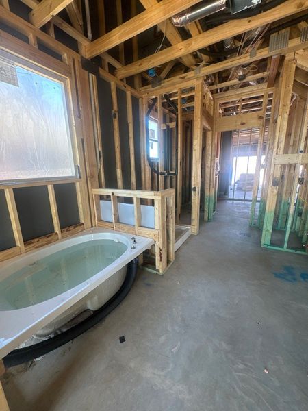 In-progress construction of a new home in Cedar Ridge Estates, Anna, TX (Image 10).