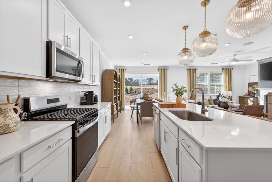Furnished interior view inside a new home in Linden Grove, Powder Springs (Image 14).