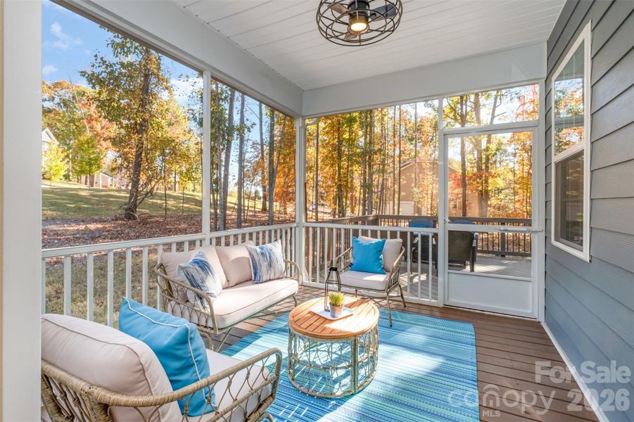 Exterior details and patio area of a home in , Charlotte (Image 3).