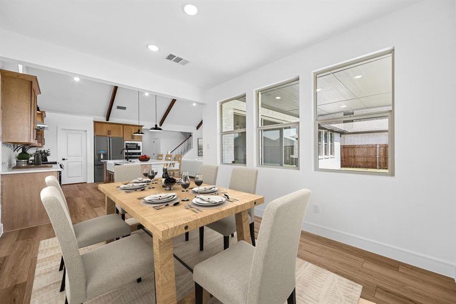 Furnished interior view inside a new home in Elevon, Lavon (Image 17). Furnished interior view inside a new home in Elevon, Lavon (Image 17).