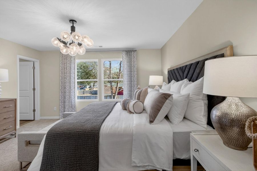 Furnished interior view inside a new home in , Ladson (Image 39).