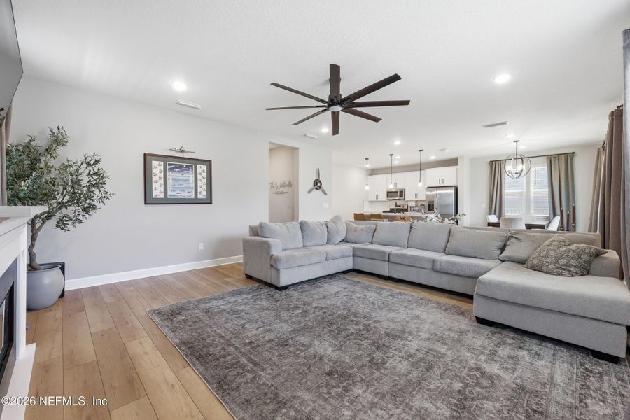 Furnished interior view inside a new home in Tributary, Yulee (Image 7).