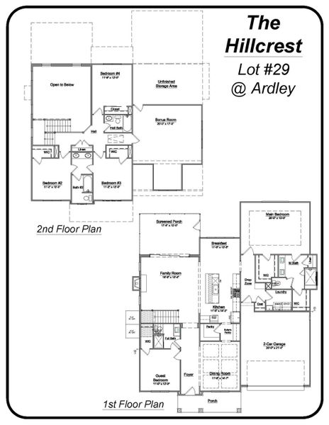 2 story home with a first floor main bedroom