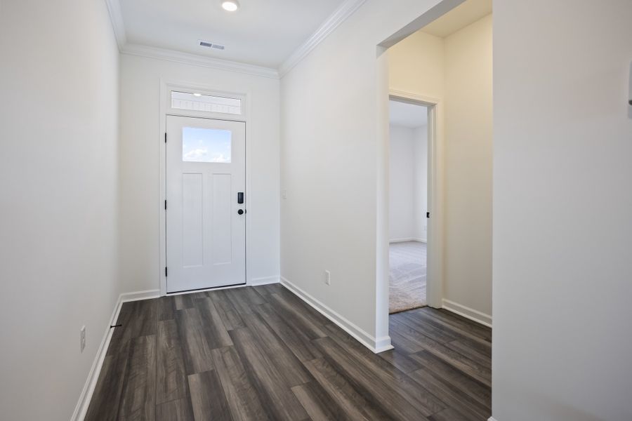 Spacious, unfurnished interior of a new home in Providence Station at Trolley Run, Aiken (Image 17). Spacious, unfurnished interior of a new home in Providence Station at Trolley Run, Aiken (Image 17).