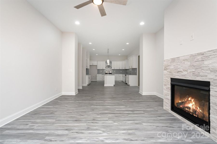 Living Room into Kitchen Living Room into Kitchen