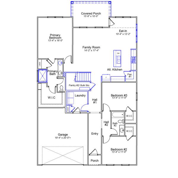 2D floor plan layout of this home in Ovation at Sweetbrier, Durham, NC (Image 2). 2D floor plan layout of this home in Ovation at Sweetbrier, Durham, NC (Image 2).
