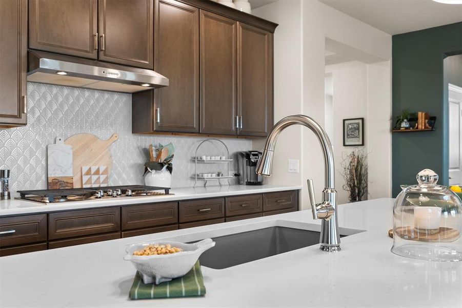 Close-up of interior finishes inside a home in Robson Ranch Texas, Denton (Image 20).